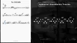 【The Chicken】 Jazz Standard Backing Track in Bb