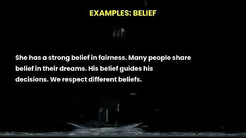 Let's learn the word belief | Improve your vocabulary #english #vocabulary #learnenglish