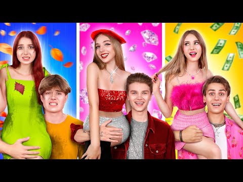 Бедная vs Богатая vs Гига Богатая Пара! Мы Победили в Челлендже Пар