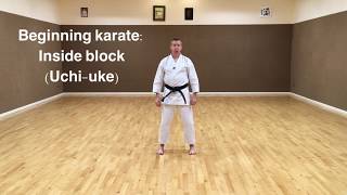 Beginning Karate: Inside block (Uchi-uke)