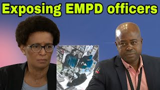 Thulani Magagula Expose EMPD officers allegedly stealing cigarettes in a shop. #madlangacommission