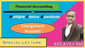FYBCOM I FYBAF I Sem 2 I Consignment Accounts MCQ