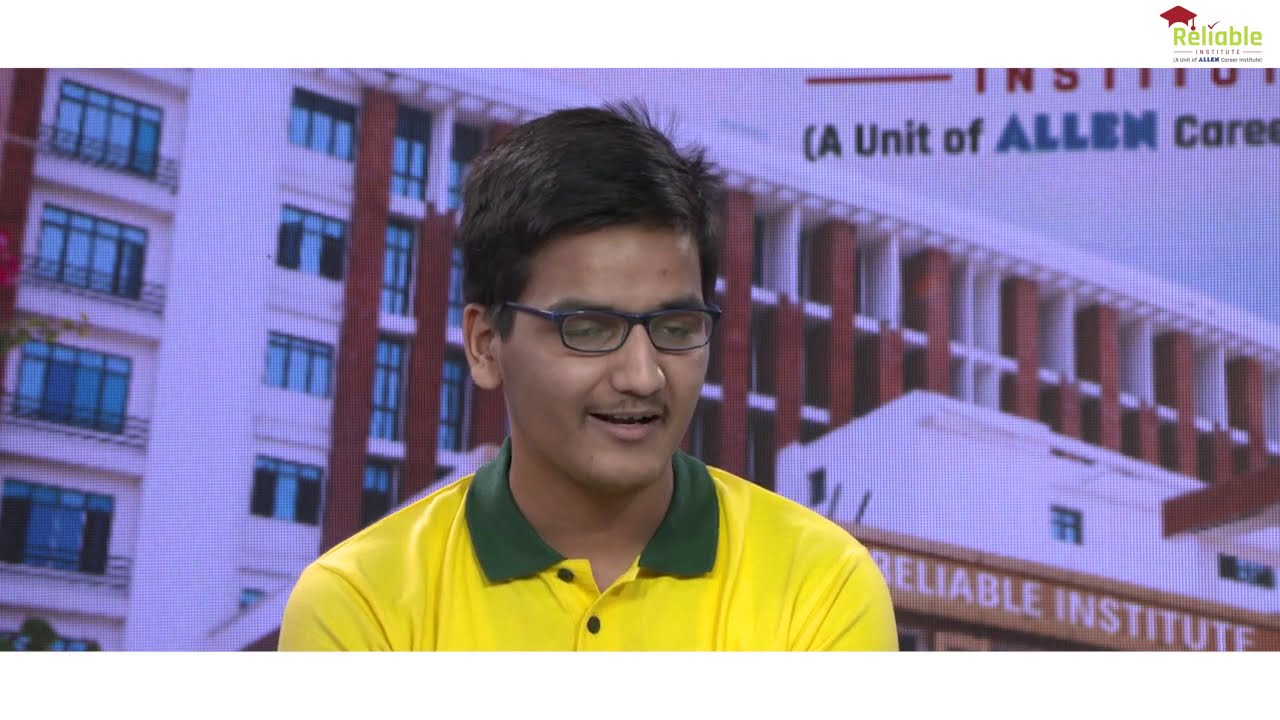 Dhananjay Raman RELIABLE INSTITUTE : JEE-Advanced 2020 TOPPERS Dhananjay (AIR-15) TALK ...