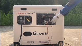 Газовый генератор g-power 9 кВт