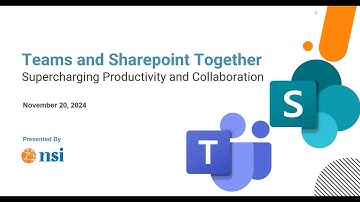 NSI / Varsity Webinar: Hands-On Learning With Microsoft Teams + SharePoint