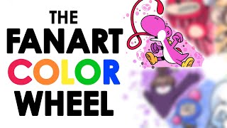 WHO WILL I DRAW?  Color Wheel Art Meme