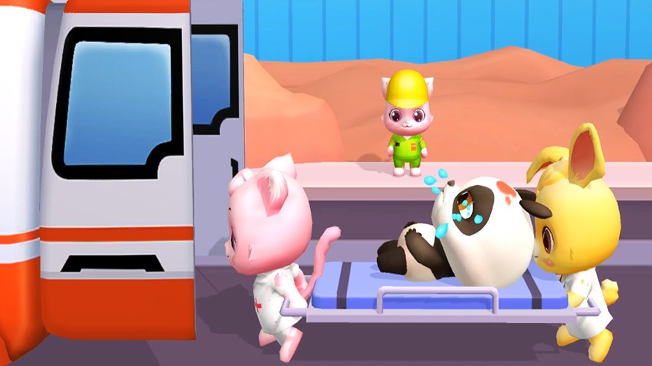 Little Panda Animal Town – Play And Learn How To Help Friends With Emergency Vehicles