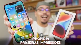 LIGANDO PELA PRIMEIRA VEZ IPHONE 14 COM 128GB: PRIMEIRAS IMPRESSÕES COM IPHONE 14 PRODUCT RED