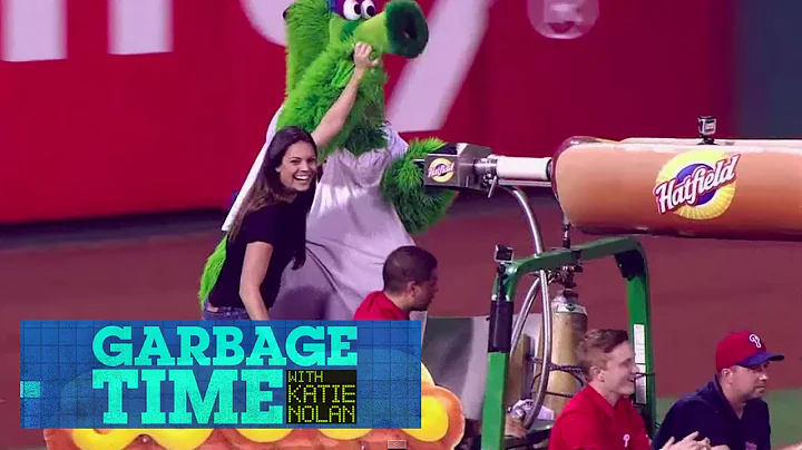Katie Nolan Shoots a Hot Dog Launcher