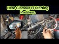 Hero glamour bs4 fi bike starting and current problem and fuel pump not working