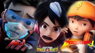 Boboiboy, Ejen Ali, Mechamato - On My Way [AMV]