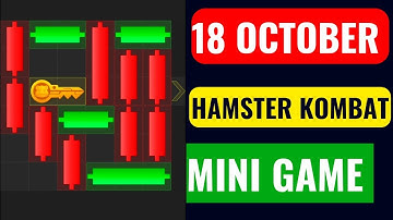 18 October Mini Game 100% Easily Solved Today | Hamster Kombat Mini Game 18 October 18 Oct Mini Game