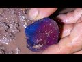 perfect! ! Gem hunter finds diamonds and crystals in wild lake