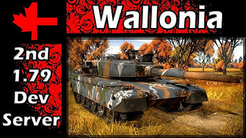 War Thunder 2ⁿᵈ Dev Server - Update 1.79 - Wallonia Map