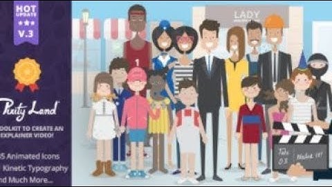 Pixity Land | Character Animation Explainer Toolkit ★ AE Templates ★