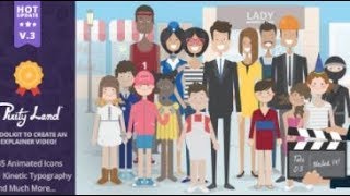 Pixity Land | Character Animation Explainer Toolkit ★ AE Templates ★