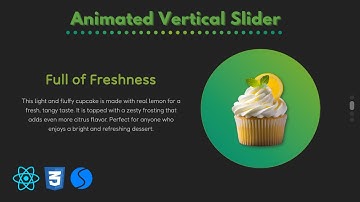 Vertical Slider with CSS Animations in React | Swiper JS | #swiper #reactjs