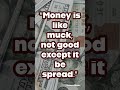 Spending Money #factnliterature #money #earn #value #savings #follow #motivation #facts #quotes