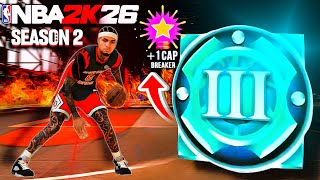 I HIT STARTER 3 IN NBA2K26 SEASON 2 WITH THE BEST 6'11 STRETCH BUILD! EXTRA CAP BREAKERS!!