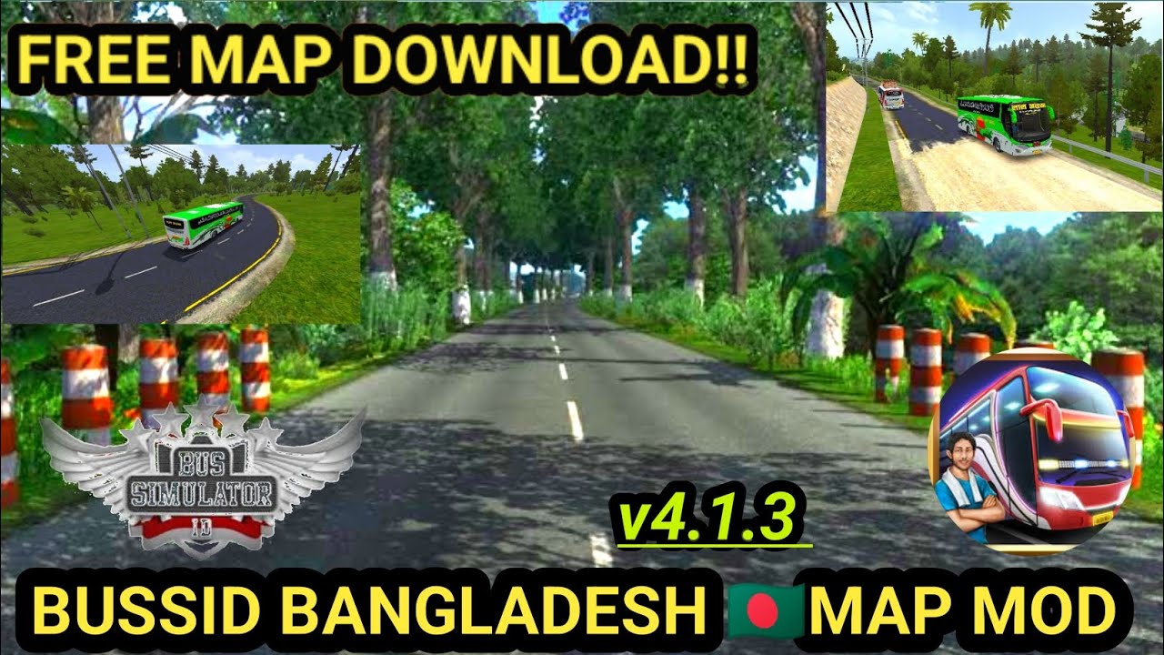 Bangladesh map MOD Download v4.3.1||BD map MOD for bus simulator ...