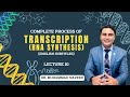 Transcription | RNA Synthesis | DNA to RNA complete process | Lecture 10 | Dr. Muhammad Naveed