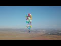 Man Strapped to 100 Helium Balloons Flies 8,000 feet up in the Air in South Africa