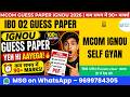IBO 02 Guess Paper MCOM IGNOU Solved guess paper with answers important questions previous year