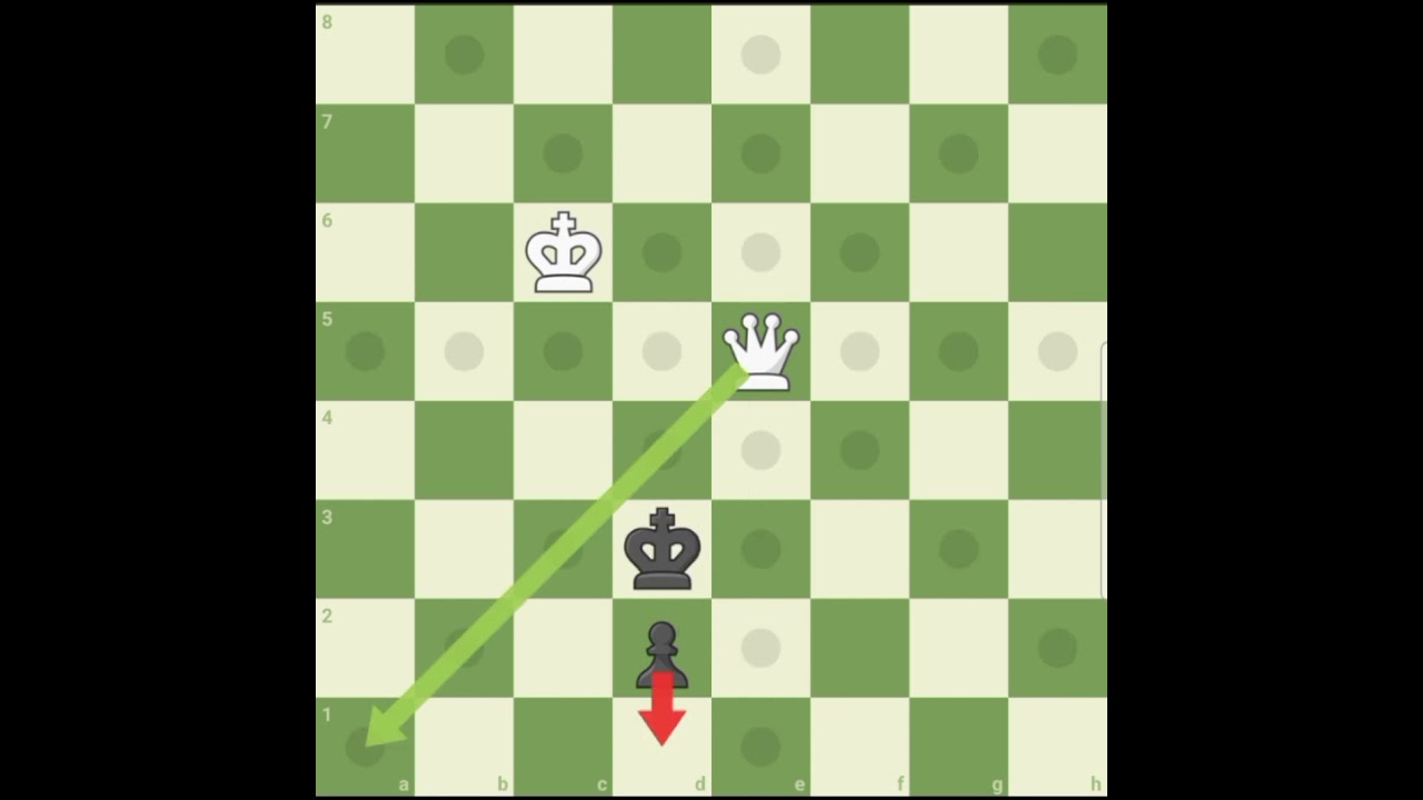 Queen vs Queening Pawn😊💟    