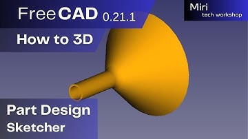 FreeCAD version 0 21 1 part #69 2024  How to 3D