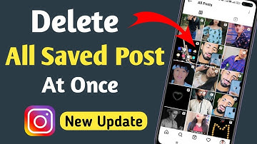 How to delete saved posts on instagram all at once (Android/iphone)