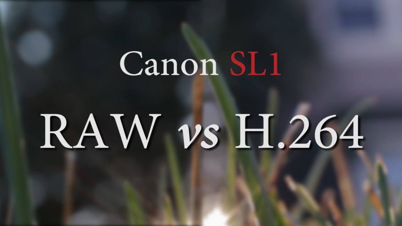 Canon SL1 Magic Lantern (Raw vs H.264) - YouTube