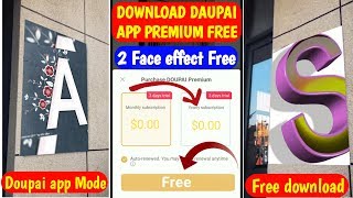 DOUPAI App 2 Face Tiktok new Trand | How to Use 2 Face Doupai Premium Effects Free Method screenshot 2