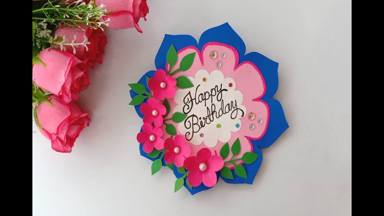 how to make birthday card handmade easy card tutorial