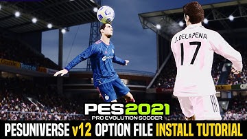 PES 2021 | PESUNIVERSE v12 Option File Install Tutorial [PlayStation]