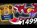 E. Roman Empire Borders By 1490s as Byzantium in EU4
