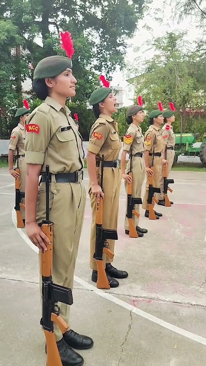 NCC Training Guard of Honour Practice