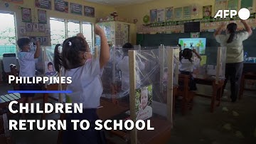 Philippines re-opens 100 schools for in-person classes | AFP