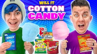 Creating New Flavors of Cotton Candy with Random Foods (FUNhouse Family) WILL IT COTTON CANDY?