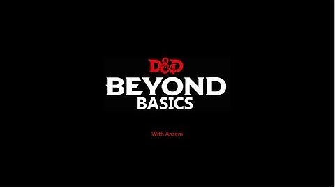 Intro to DND Beyond A look at Character Creation