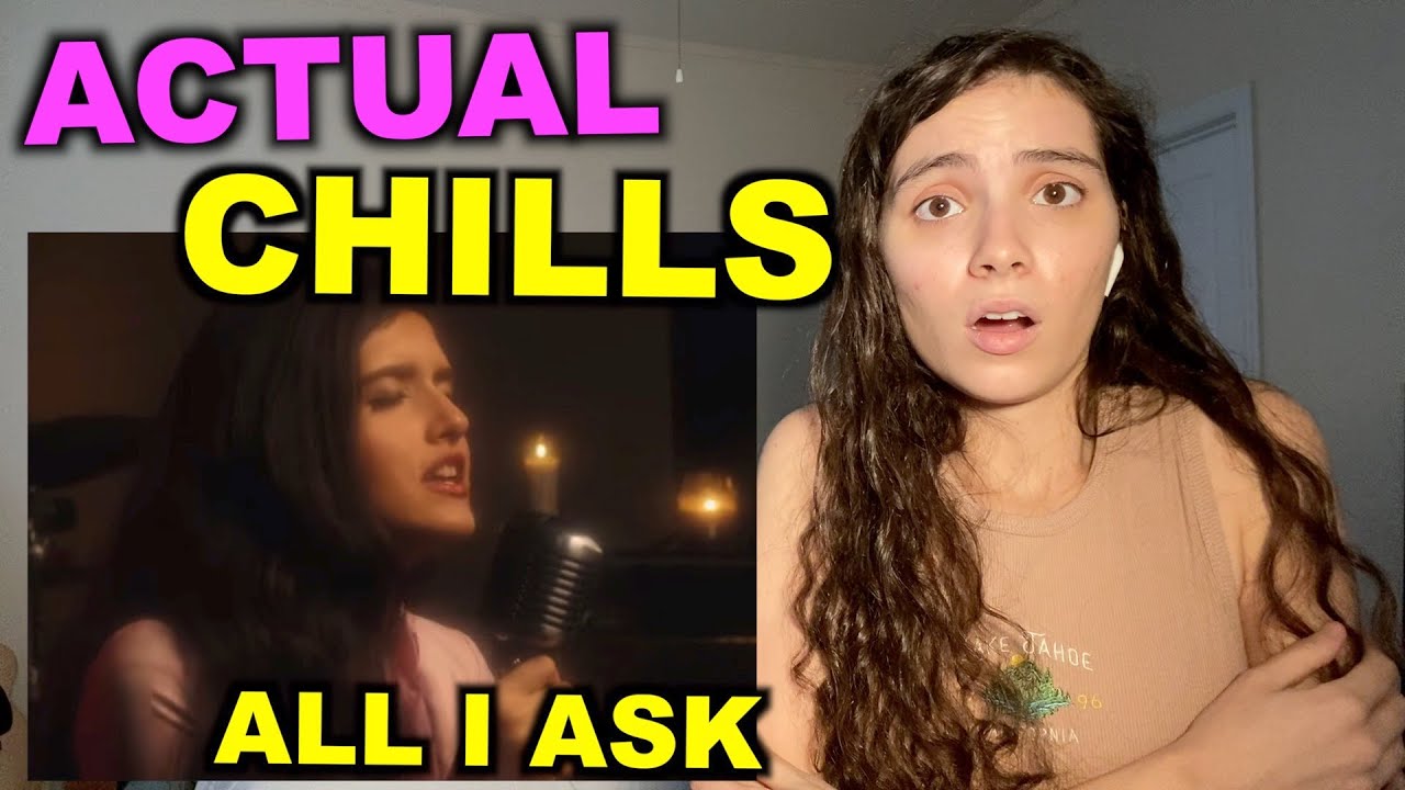 SINGER REACTS TO Angelina Jordan SINGING All I Ask - Adele