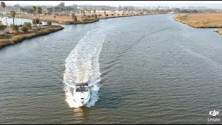 Flying Over the Napa River - DJI Spark Drone