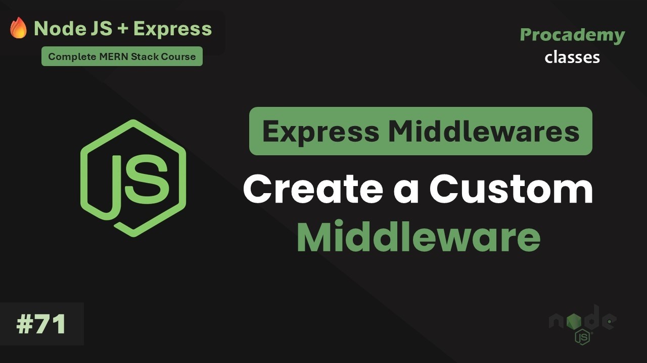 Create Your First Custom Middleware in Express JS (Step-by-Step) | Part ...