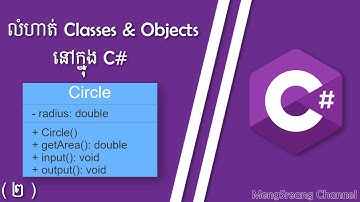 Circle Class - Classes & Objects Exercise in C# | MengSreang Channel