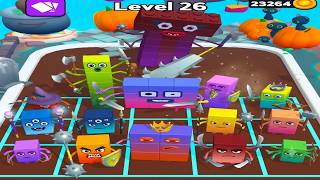 CANDY CUBE BATTLE Merge - Nam Dino Merge Battle 🍭💥🦖 screenshot 3
