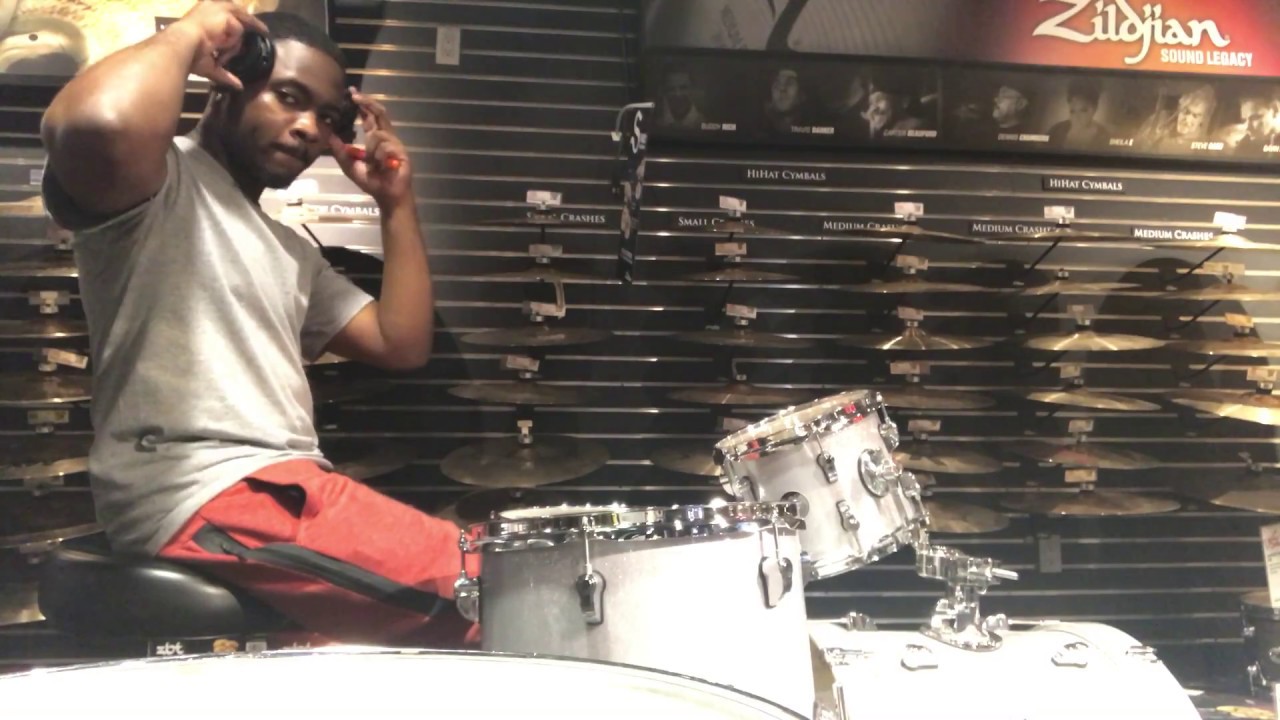 Just Practicing Drums At Guitar Center !! YouTube