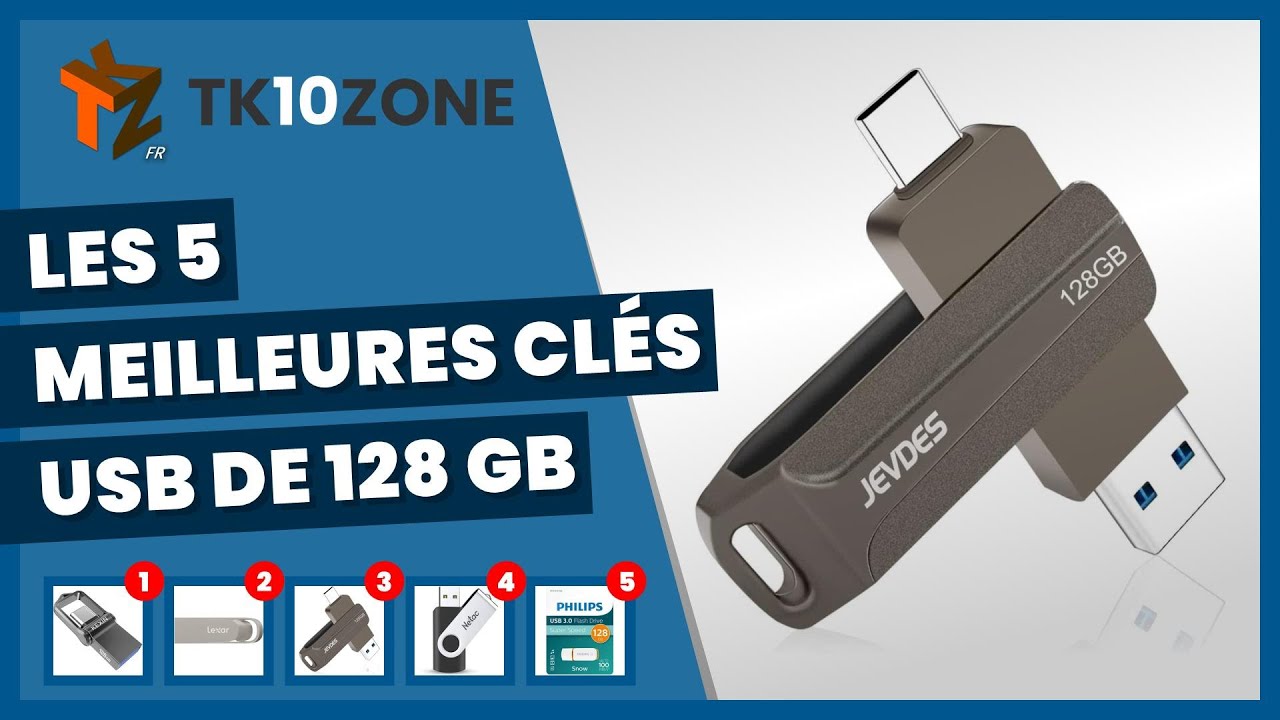 Les 5 meilleures clés usb de 128 gb 