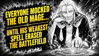Everyone Mocked the Old Mage... Until His Weakest Spell Erased the Battlefield - Full Manga Recap