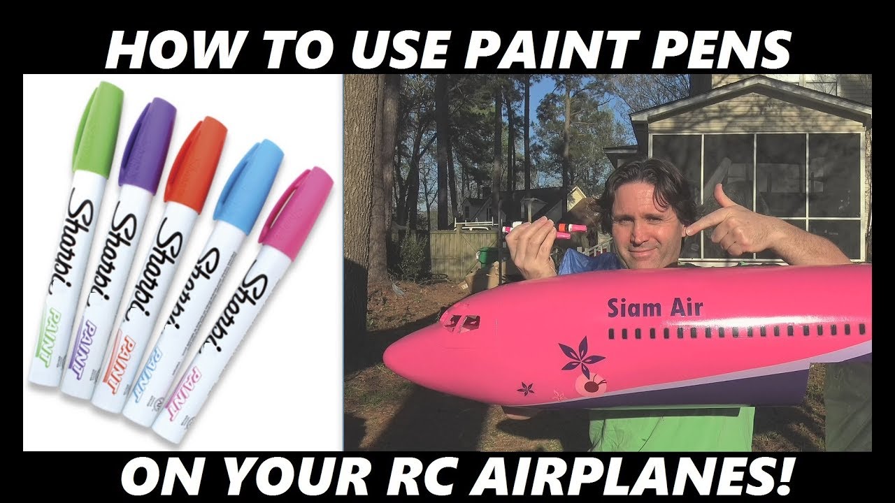 RC Airplanes & Airliners & Paint Pens [4K] YouTube