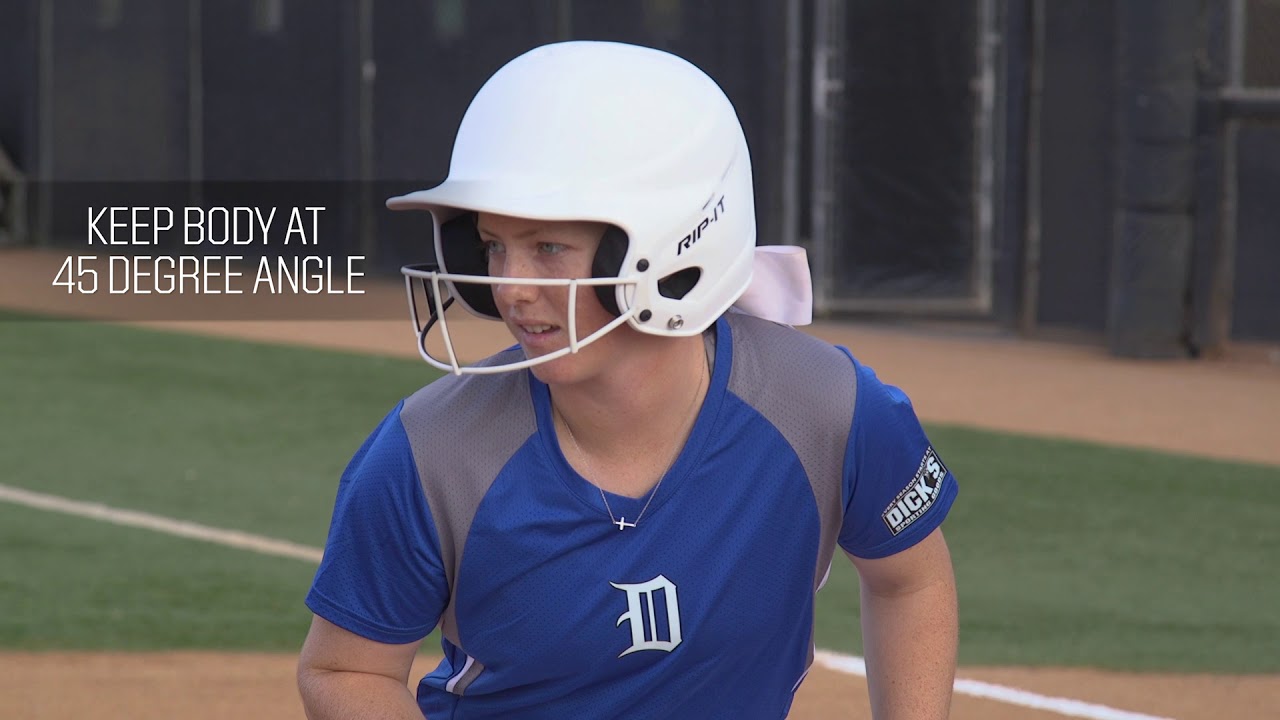 Softball Skills How to Take a Baserunning Lead YouTube