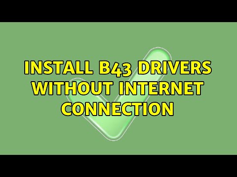 Ubuntu: Install B43 drivers without internet connection (2 Solutions!!) hqdefault